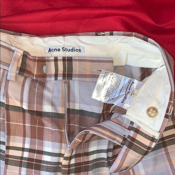 Acne Studios Plaid Trousers - Picture 4 of 7
